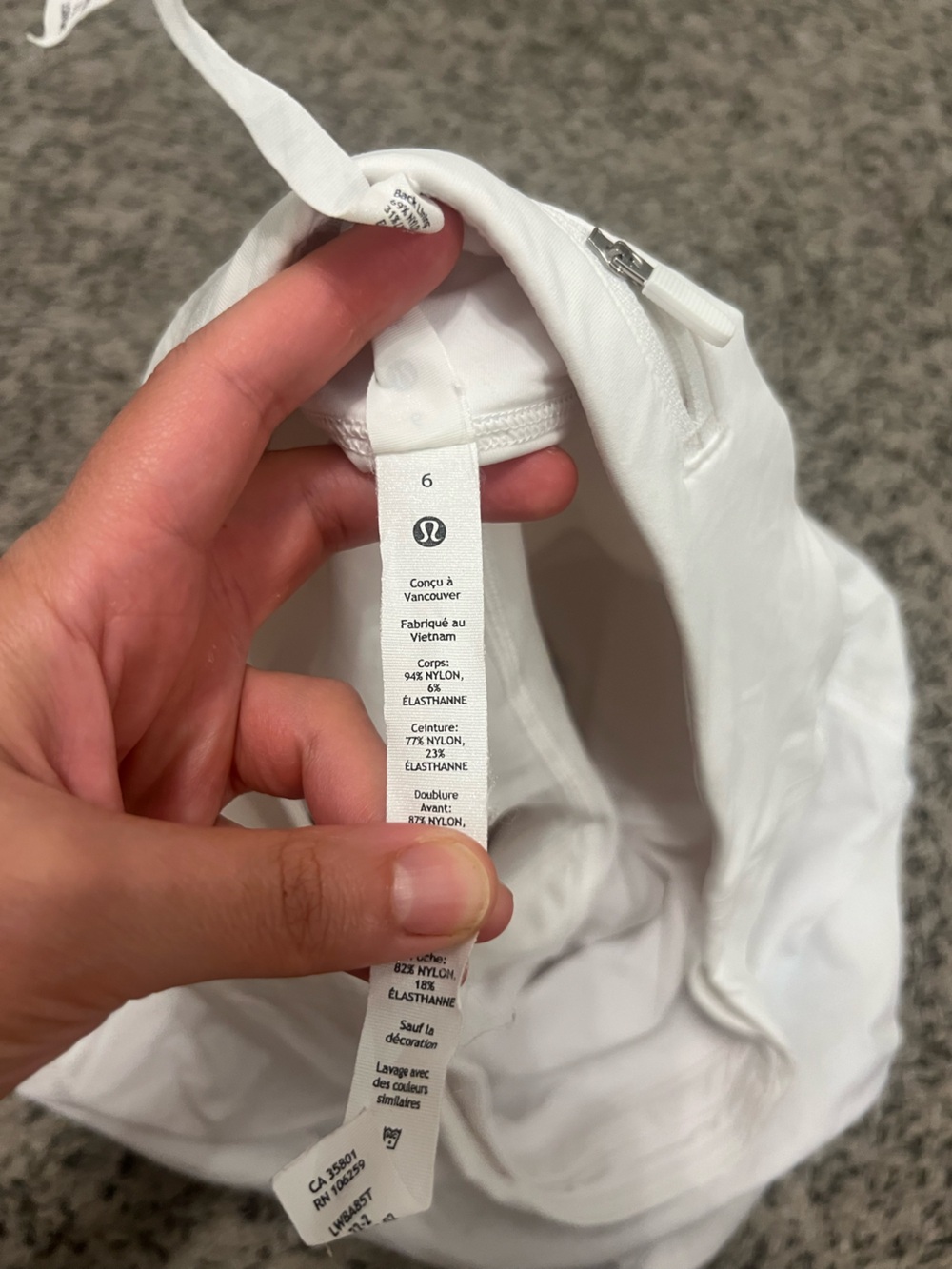 lululemon athletica White Athletic Skirt